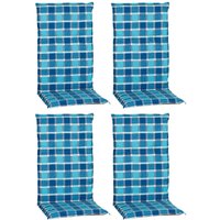 Beo Saumauflage für Hochlehner Bhamo blau Polyester-Mischgewebe B/H/L: ca. 50x6x118 cm 4er Set von Beo