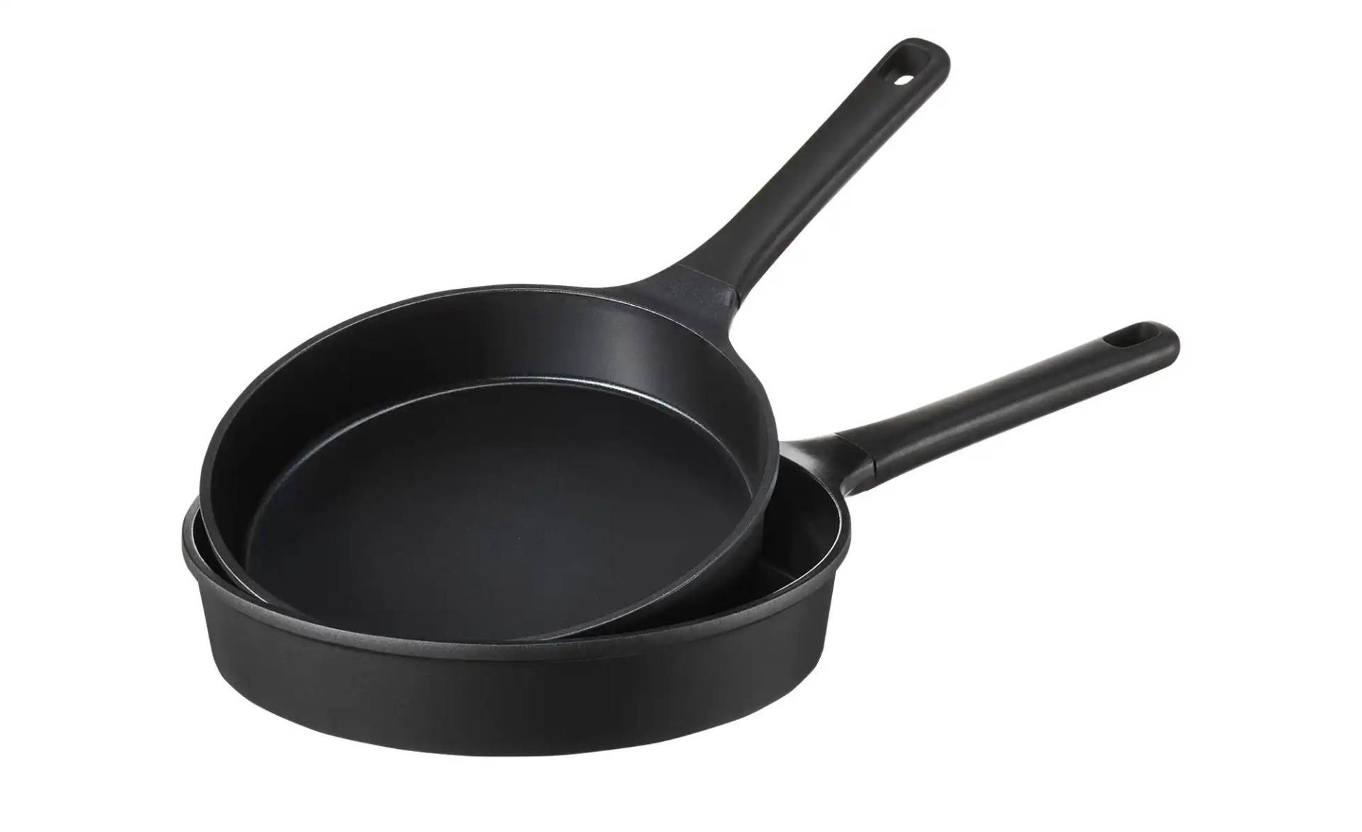 Berndes Bratpfannenset 2er Set  ¦ schwarz ¦ Aluminium ¦ Maße (cm): H: 5,5  Ø: 24.0 Töpfe & Pfannen & Zubehör > Pfannen > Keramikpfannen - Möbel Kraft