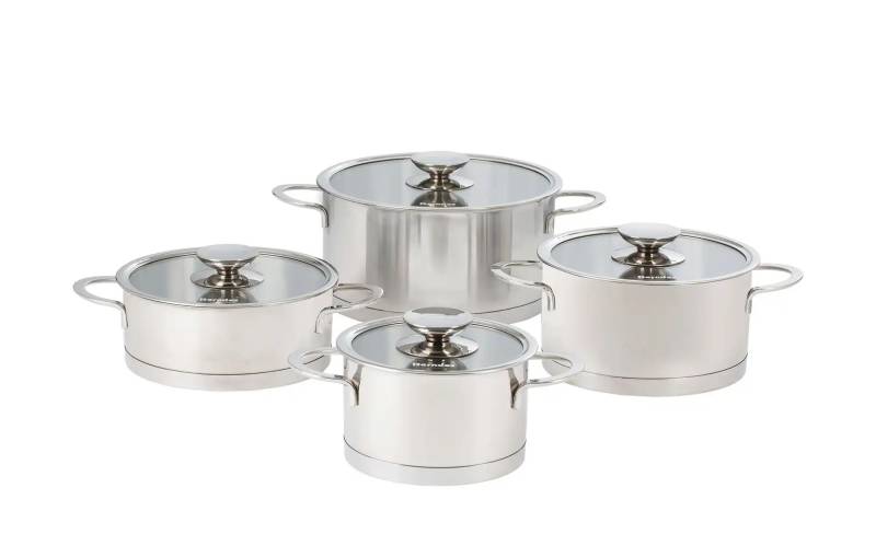 Berndes Topfset  8-teilig  Millesima ¦ silber ¦ Edelstahl Töpfe & Pfannen & Zubehör > Töpfe - Möbel Kraft
