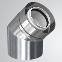 Bertrams LAS Bogen außen 45° DN 60/100 Edelstahl VA Bertrams LAS Bogen außen 45° DN 60/100 Edelstahl VA von BERTRAMS