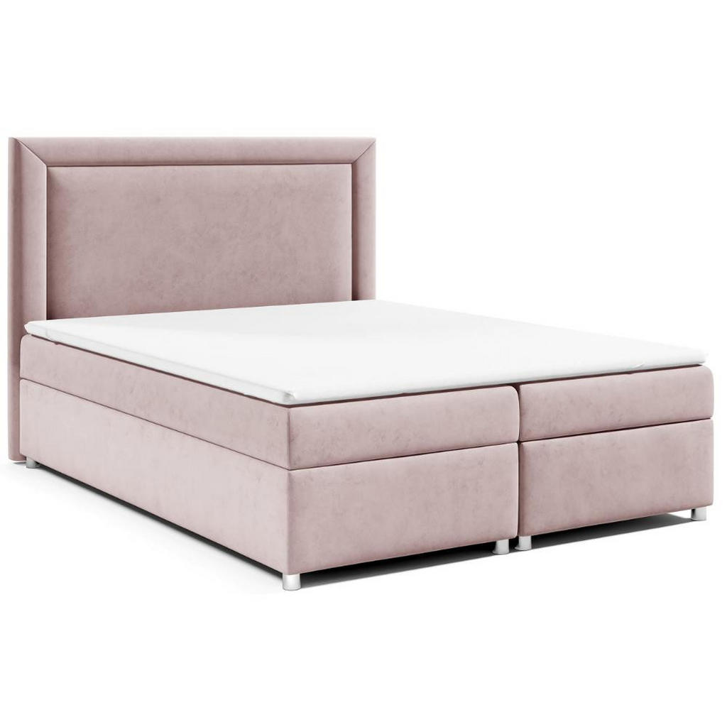 Best For Home Boxbett, Rosa, Textil, Höhe ca. 18 cm, Rechteckig, 140x200 cm, Schlafzimmer, Betten, Boxspringbetten Best For Home Boxbett, Rosa, Textil, Höhe ca. 18 cm, Rechteckig, 140x200 cm, Schlafzimmer, Betten, Boxspringbetten von Best For Home