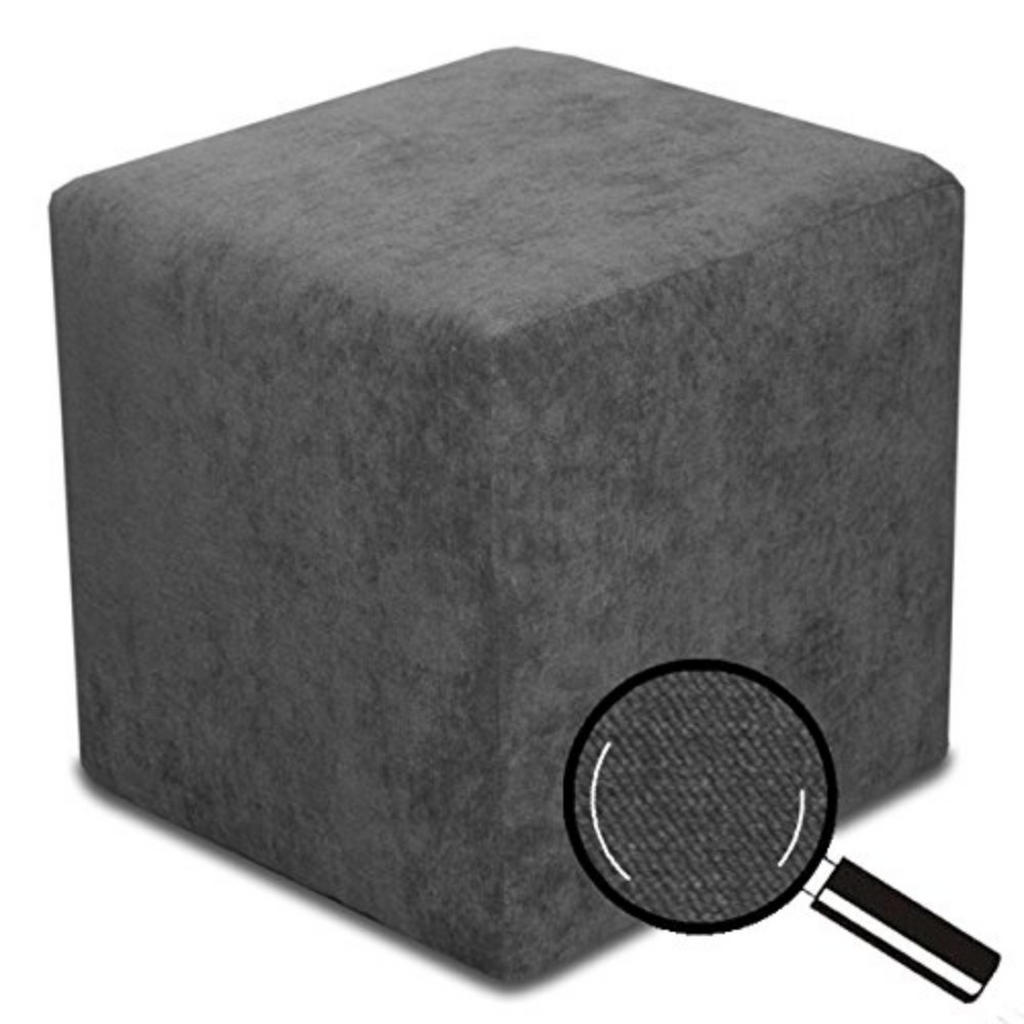 Best For Home SITZWÜRFEL Dunkelgrau