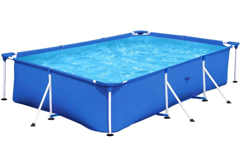 Bestway Frame Pool STEEL PRO eckig 300 x 201 x 66 cm blau