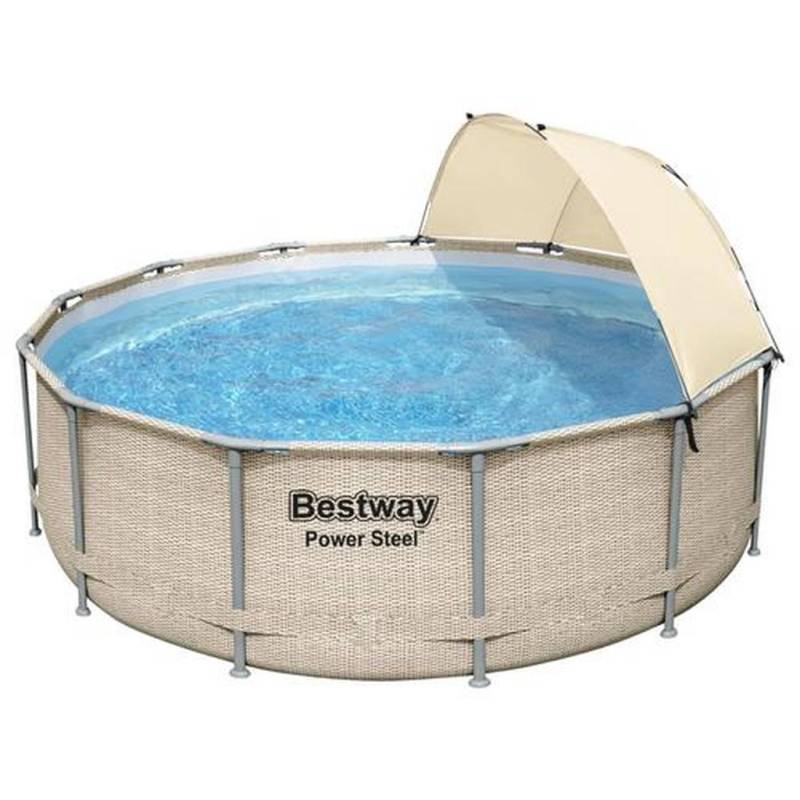 Bestway POOLSET Beige, Weiß
