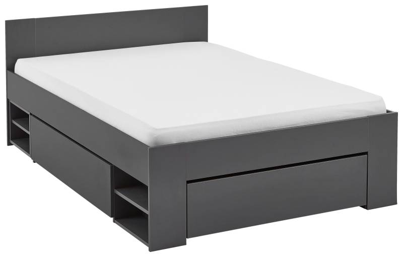 Bett Azurro 2-140 Anthrazit