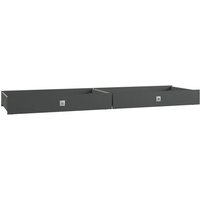 Bettschubkasten 2er Set zu Bett LIVERPOOL von Wimex Plankeneiche / Graphit