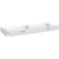 Bettschubkasten Snow für 90x200 Jugendbett Weiß