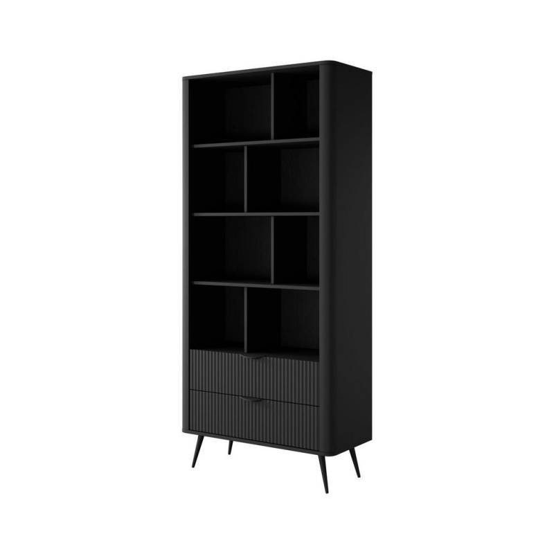 Bettso BÜCHERREGAL Schwarz, Schwarz, Schwarz