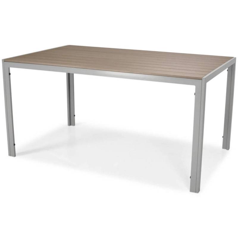Bettso GARTENTISCH Braun, Silber