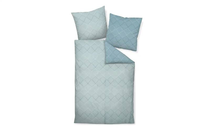 Janine Bettwäsche   ¦ blau ¦ Maße (cm): B: 155 H: 3,7 Bettwaren > Bettwäsche-Sets > Bettwäsche-Sets in Übergrößen - Möbel Kraft