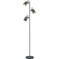 Bewegliche Stehleuchte Metall 160 cm E14 3-flmg Schwarz Bewegliche Stehleuchte Metall 160 cm E14 3-flmg Schwarz von Trio