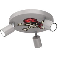 Kinderzimmerleuchte Metall Ø 30 cm schwenkbar 3x GU10 Grau Kinderzimmerleuchte Metall Ø 30 cm schwenkbar 3x GU10 Grau von Luminex