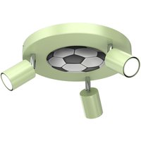 Deckenleuchte Kinderzimmer Ø 30 cm Grün 3x GU10 Metall Deckenleuchte Kinderzimmer Ø 30 cm Grün 3x GU10 Metall von Luminex