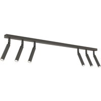 Beweglicher Deckenstrahler Metall G9 90 cm lang Schwarz von Emibig