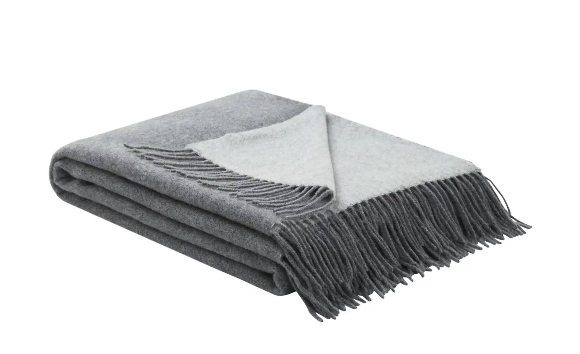 Biederlack Plaid  Cashmere Plaid ¦ grau ¦ Maße (cm): B: 130 Heimtextilien > Kuscheldecken - Möbel Kraft