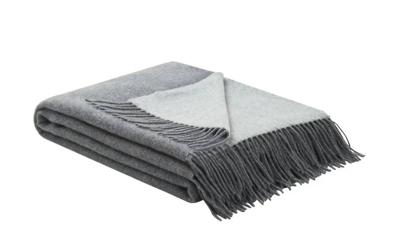 Biederlack Plaid  Cashmere Plaid ¦ grau ¦ Maße (cm): B: 130 Heimtextilien > Kuscheldecken - Möbel Kraft