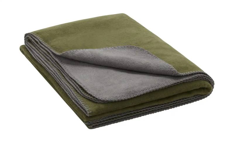 Biederlack Wendeplaid  Carla ¦ grau ¦ Baumwollmischgewebe ¦ Maße (cm): B: 150 Dekokissen & Decken > Kuscheldecken & Wohndecken - Höffner