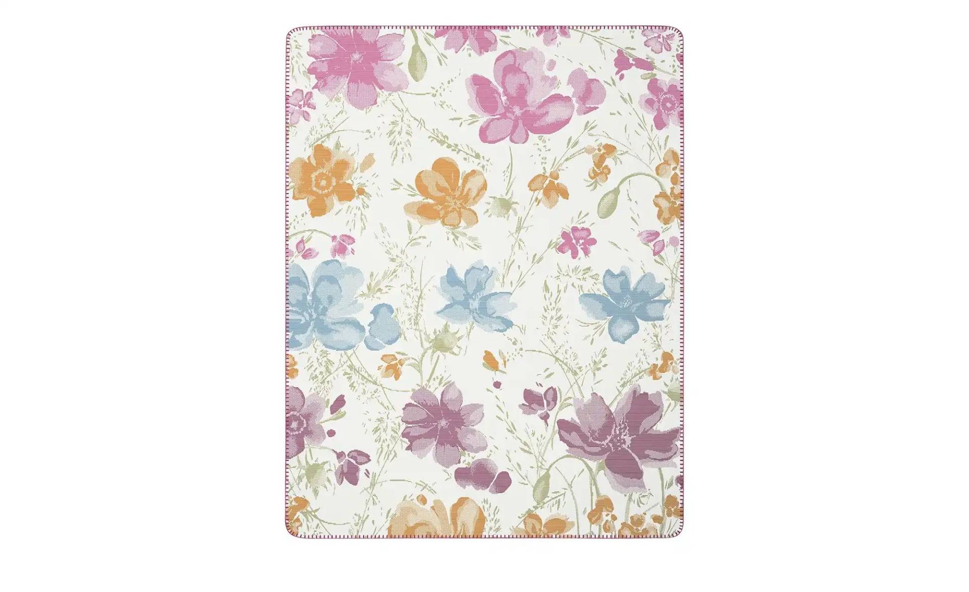 Biederlack Wohndecke  Mariefleur ¦ mehrfarbig ¦ Baumwollmischgewebe ¦ Maße (cm): B: 150 Heimtextilien > Kuscheldecken - Möbel Kraft