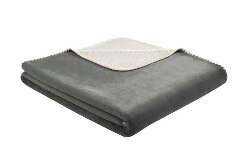 Biederlack Wohndecke  Soft&Cozy ¦ grau ¦ Baumwollmischgewebe ¦ Maße (cm): B: 150 Dekokissen & Decken > Kuscheldecken & Wohndecken - Höffner