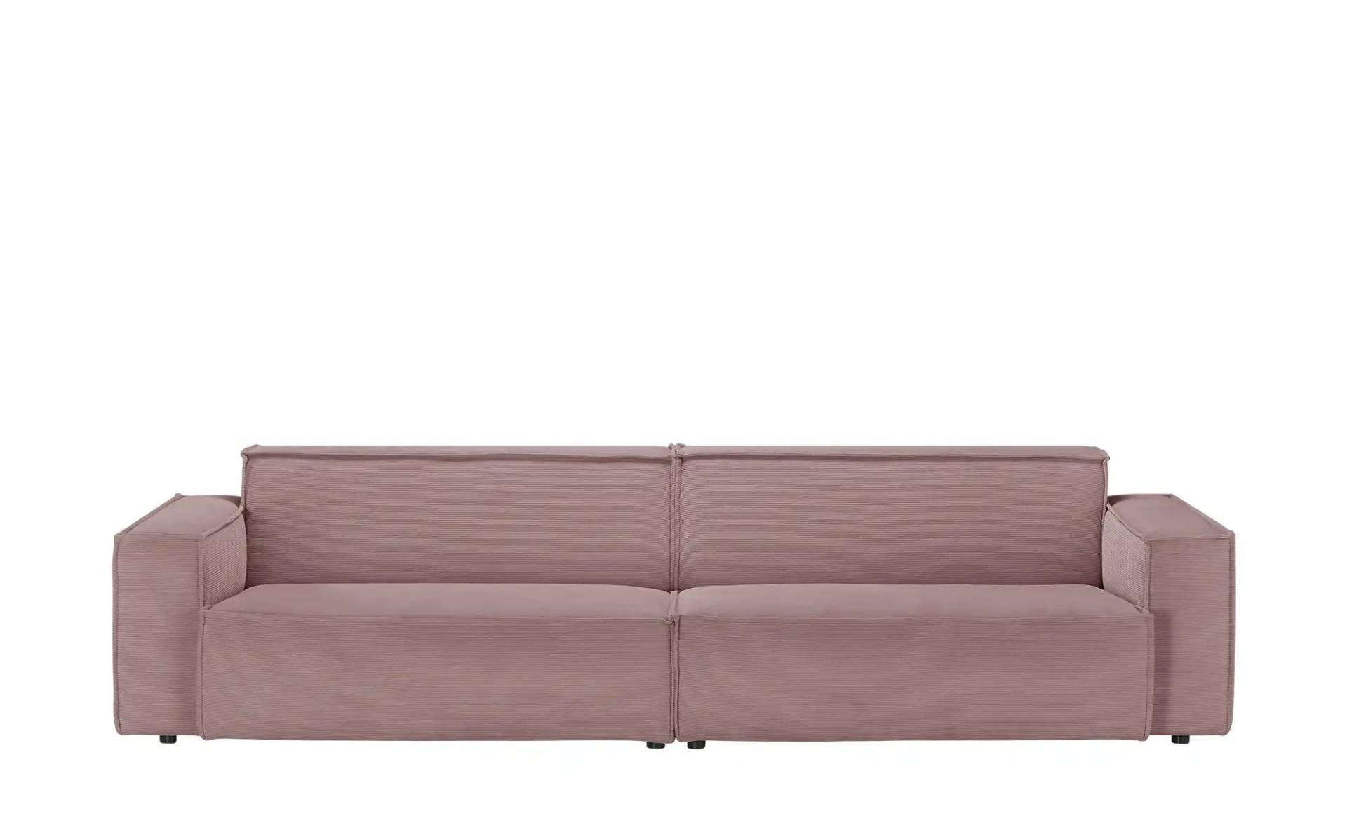 Big Sofa Cord Upper East ¦ rosa/pink ¦ Maße (cm): B: 296 H: 72 T: 106 Polstermöbel > Sofas > 3-Sitzer - Möbel Kraft