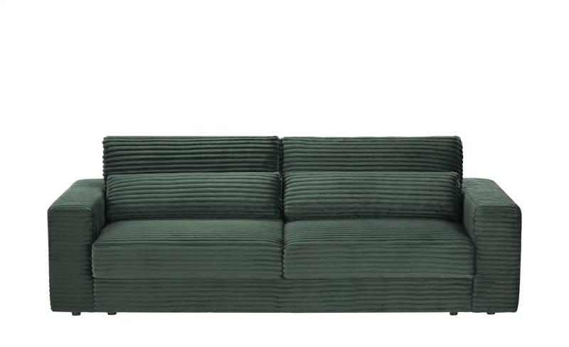 Big Sofa   ¦ grün ¦ Maße (cm): B: 250 H: 101 T: 105.0 Polstermöbel > Sofas > 3-Sitzer - Möbel Kraft