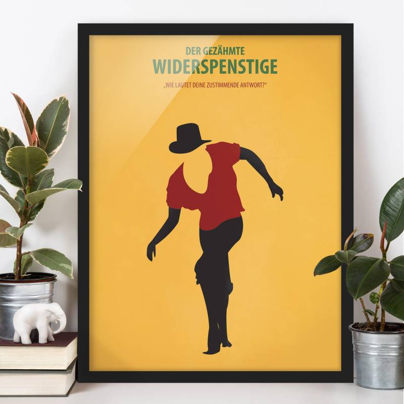 Bild mit Rahmen Filmposter Der gezähmte Widerspenstige