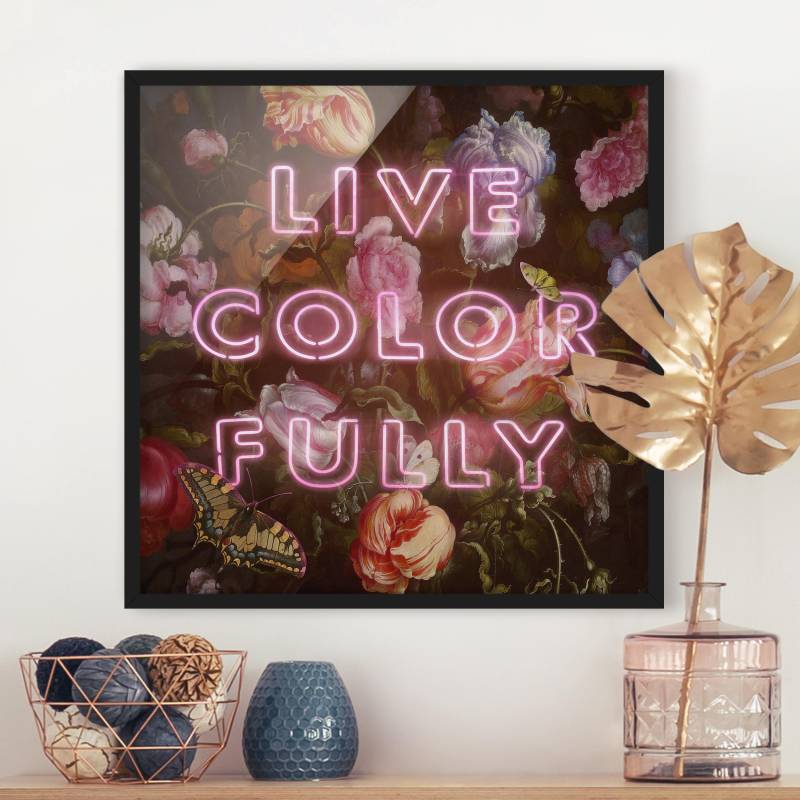 Bild mit Rahmen Live Color Fully