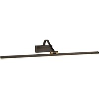 Bilderleuchte LED in Schwarz-Gold Antik 3000 K B: 70 cm lang von Searchlight