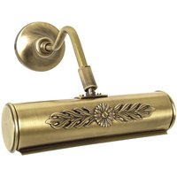 Bilderleuchte Messing B: 20 cm schwenkbar Jugendstil E14 von Ghidini Giovanni Battista