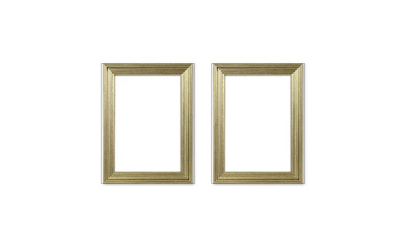Bilderrahmen 10x15 cm  2er-Set   ¦ silber ¦ Kunststoff ¦ Maße (cm): B: 10 H: 15 T: 1.3 Accessoires > Bilderrahmen - Höffner
