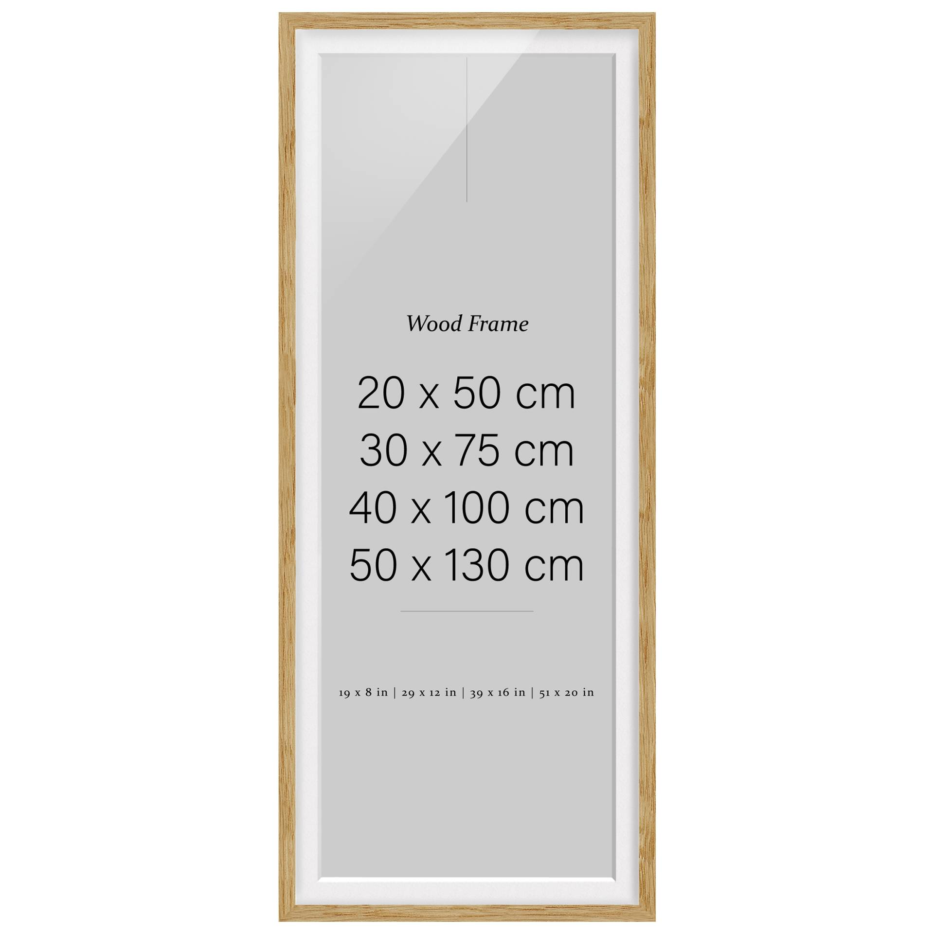 Bilderrahmen Bilderrahmen Eiche Hochformat