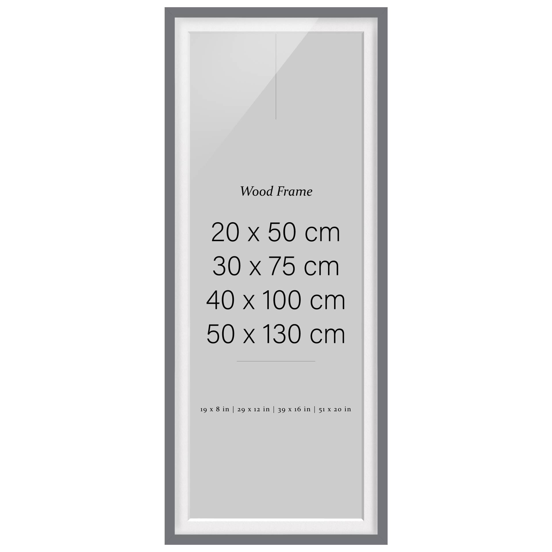 Bilderrahmen Bilderrahmen Grau Hochformat