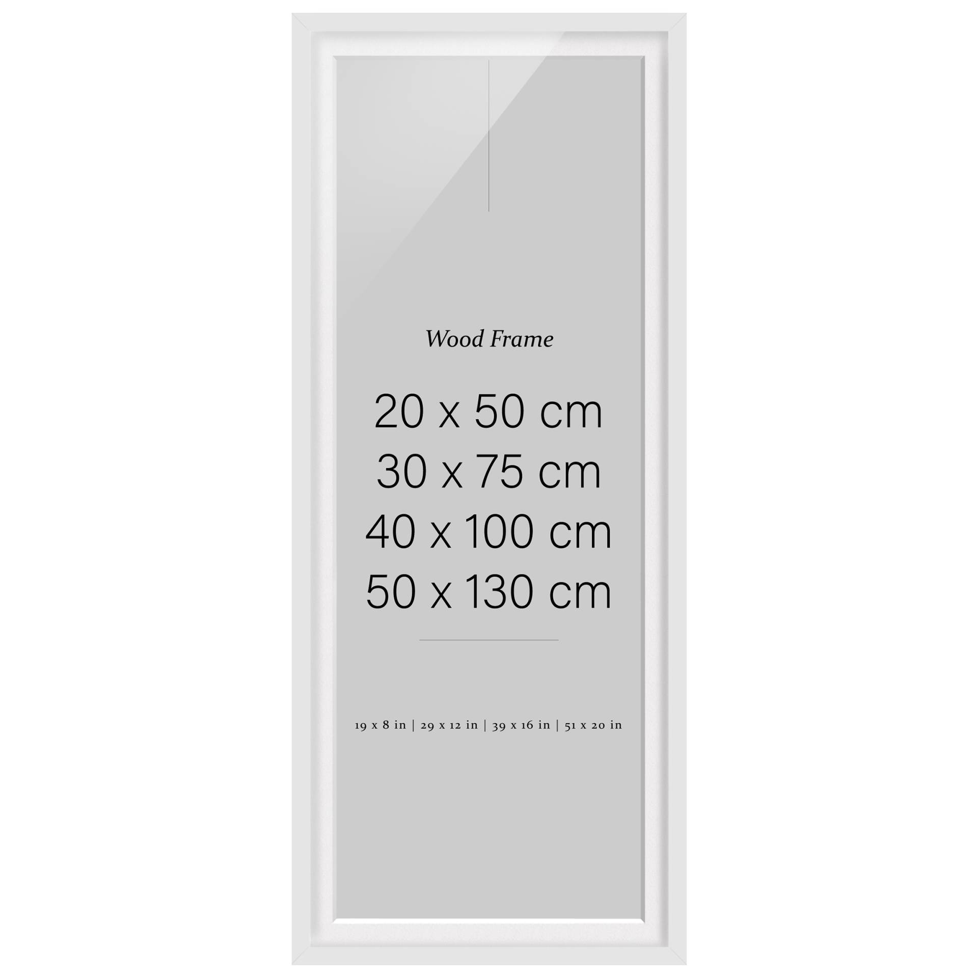Bilderrahmen Bilderrahmen Weiß Hochformat