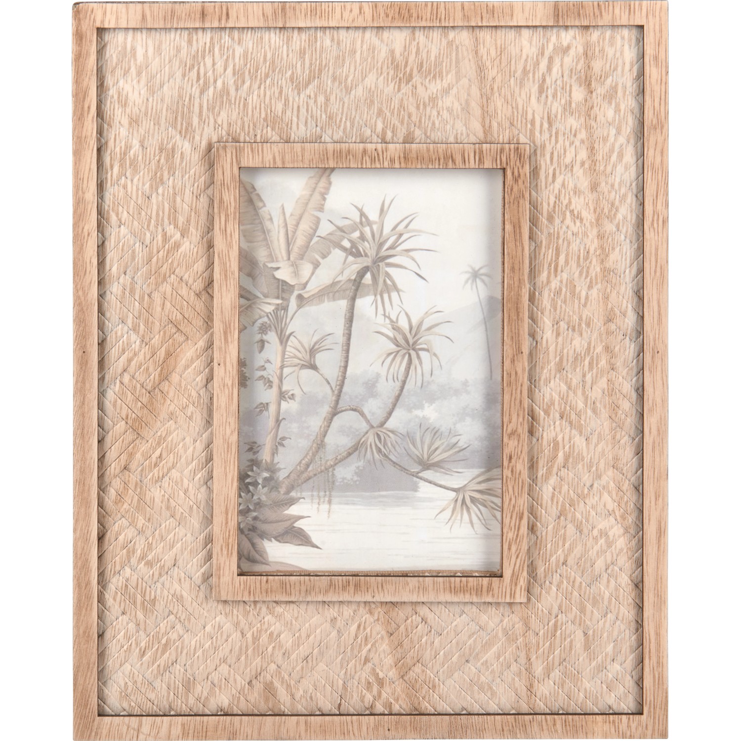 Bilderrahmen Safari Lodge MDF Flechtdesign 10 cm x 15 cm Bilderrahmen Safari Lodge MDF Flechtdesign 10 cm x 15 cm von -