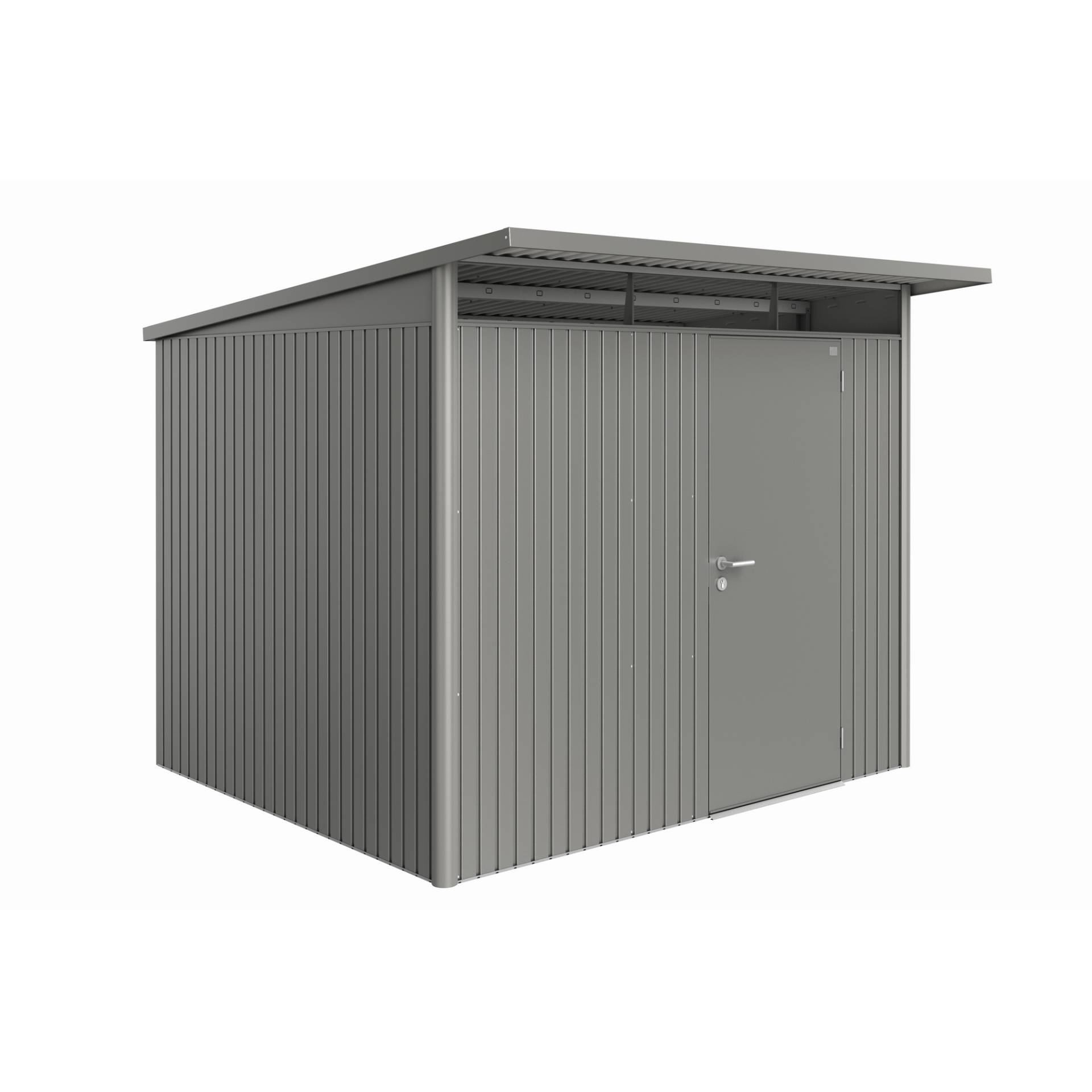 Biohort Gerätehaus 'AvantGarde' Gr. A6 quarzgrau-metallic 260 x 260 cm, mit Standardtür Biohort Gerätehaus 'AvantGarde' Gr. A6 quarzgrau-metallic 260 x 260 cm, mit Standardtür