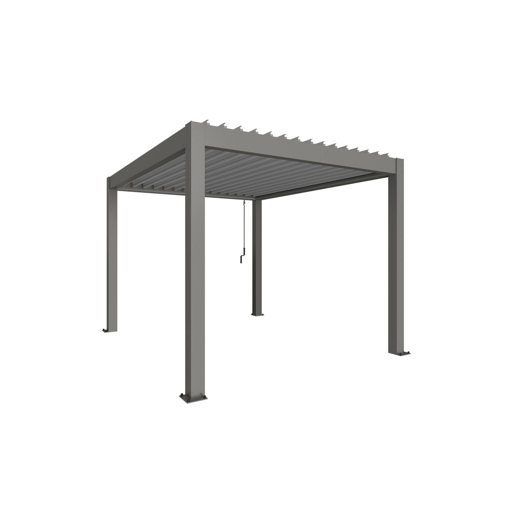 Biohort Pergola Gr. 3 x 3,5 quarzgrau 312 x 376,5 cm