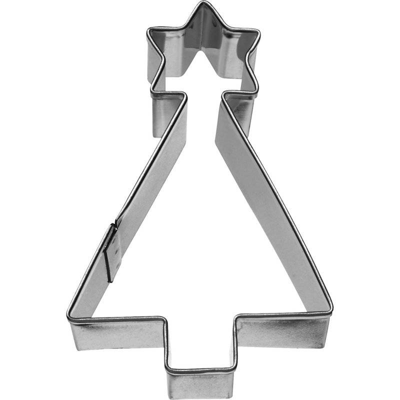 Birkmann - Ausstechform - Weihnachtsbaum geometrisch - Edelstahl - 7,5 cm