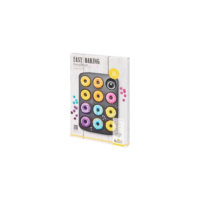 Birkmann - EASY BAKING - Mini-Donut-Blech - D:7cm - 12 Förmchen