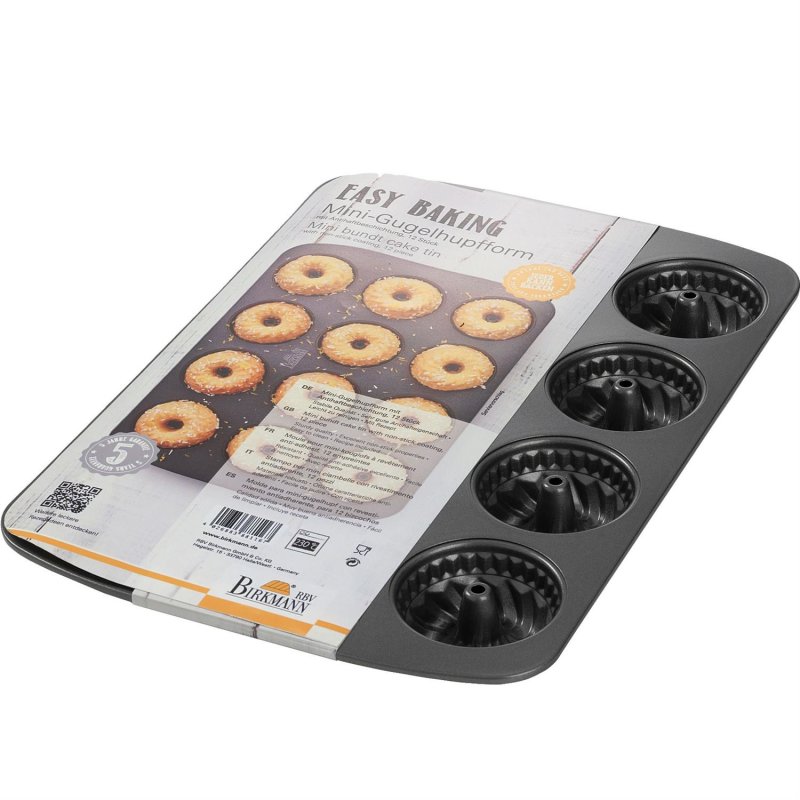 Birkmann - EASY BAKING - Mini-Gugelhupfform - 12Stk. - D:7cm