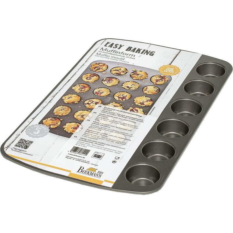 Birkmann - EASY BAKING - Mini Muffinform -D:4,5cm, 24Stk.