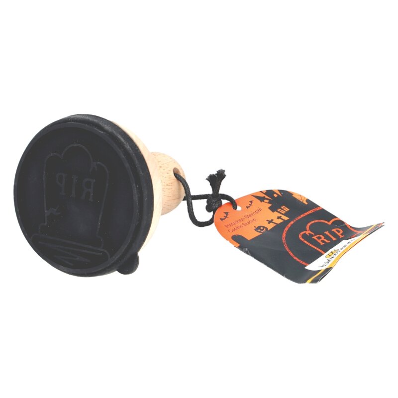 Birkmann - Plätzchen-Stempel Halloween - Holzgriff - RIP