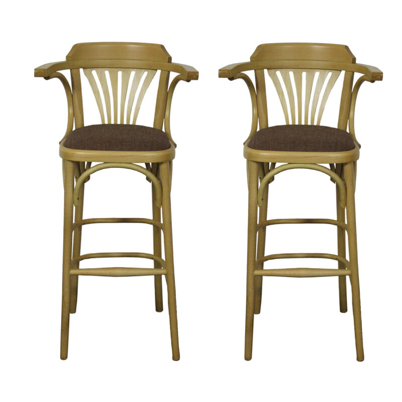 Bistro Barstuhl gepolstert Wien (2er-Set)