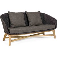 2 Sitzer Sofa Coachella mit Kissen, Anthrazit