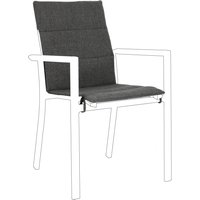 Auflage für Gartenstuhl Konnor 2er-Set, Dunkelgrau
