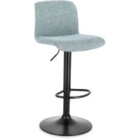 Barhocker Rafael 2er-Set, Schwarz / Aquamarin