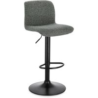 Barhocker Rafael 2er-Set, Schwarz / Dunkelgrün