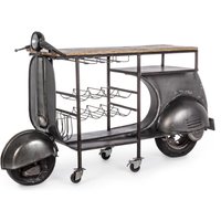 Bartisch Vespa aus Metall, 183 cm