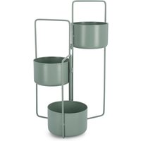 Blumenkasten Keyra aus Metall, Salbei