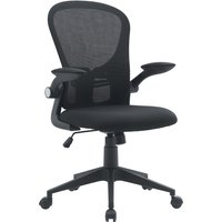 Bürostuhl Kempton mit Armlehne, Schwarz