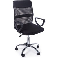 Bürostuhl Nairobi mit Armlehne, Schwarz